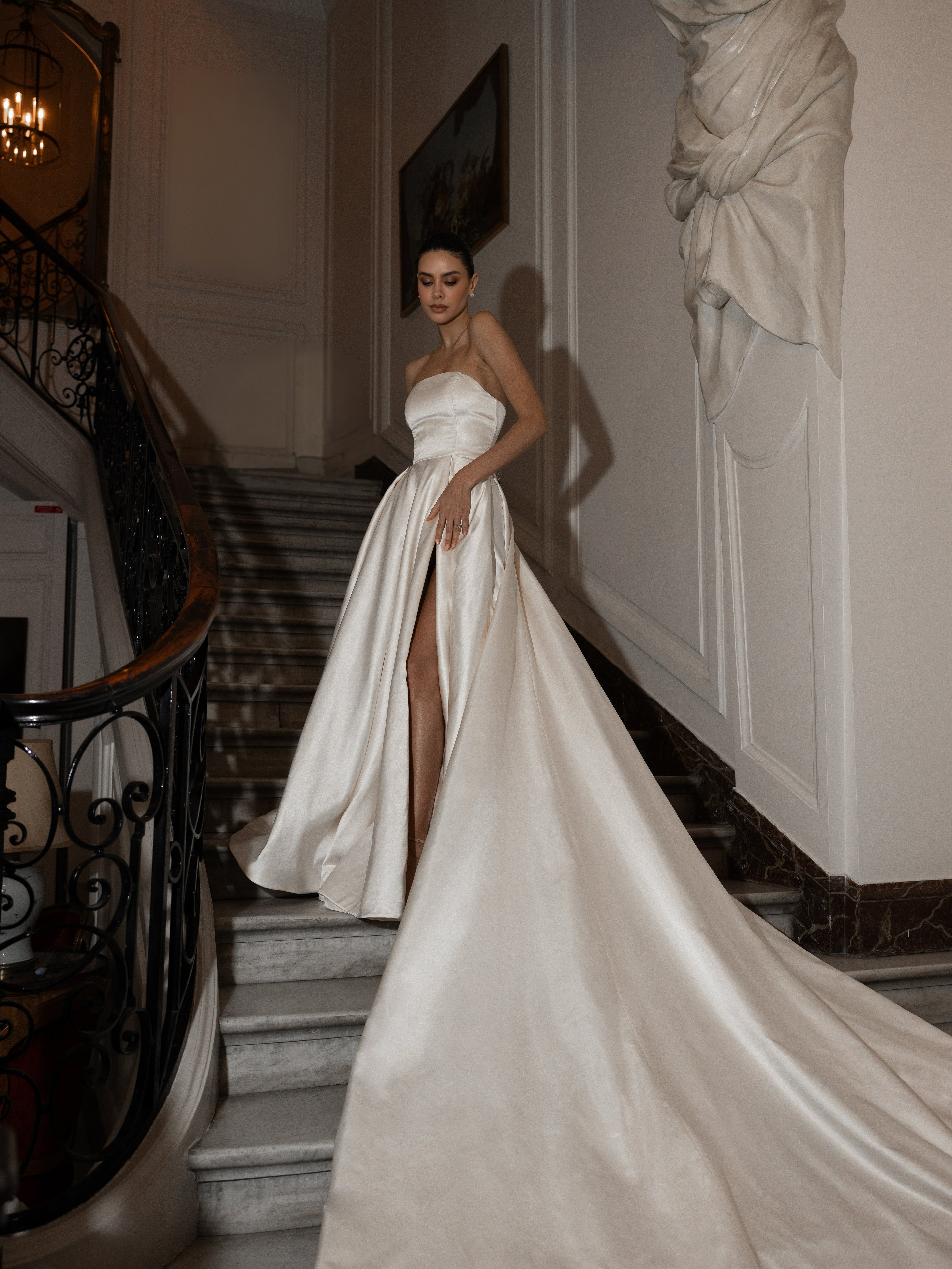 How A Wedding Dress Moves: Walking, Sitting, Holding, Breathing